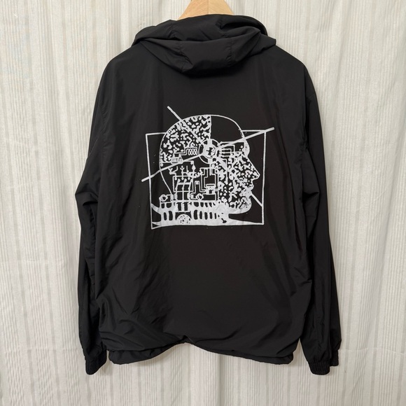 FULL OF HELL metal band 3/4 zip windbreaker raincoat - Picture 2 of 9